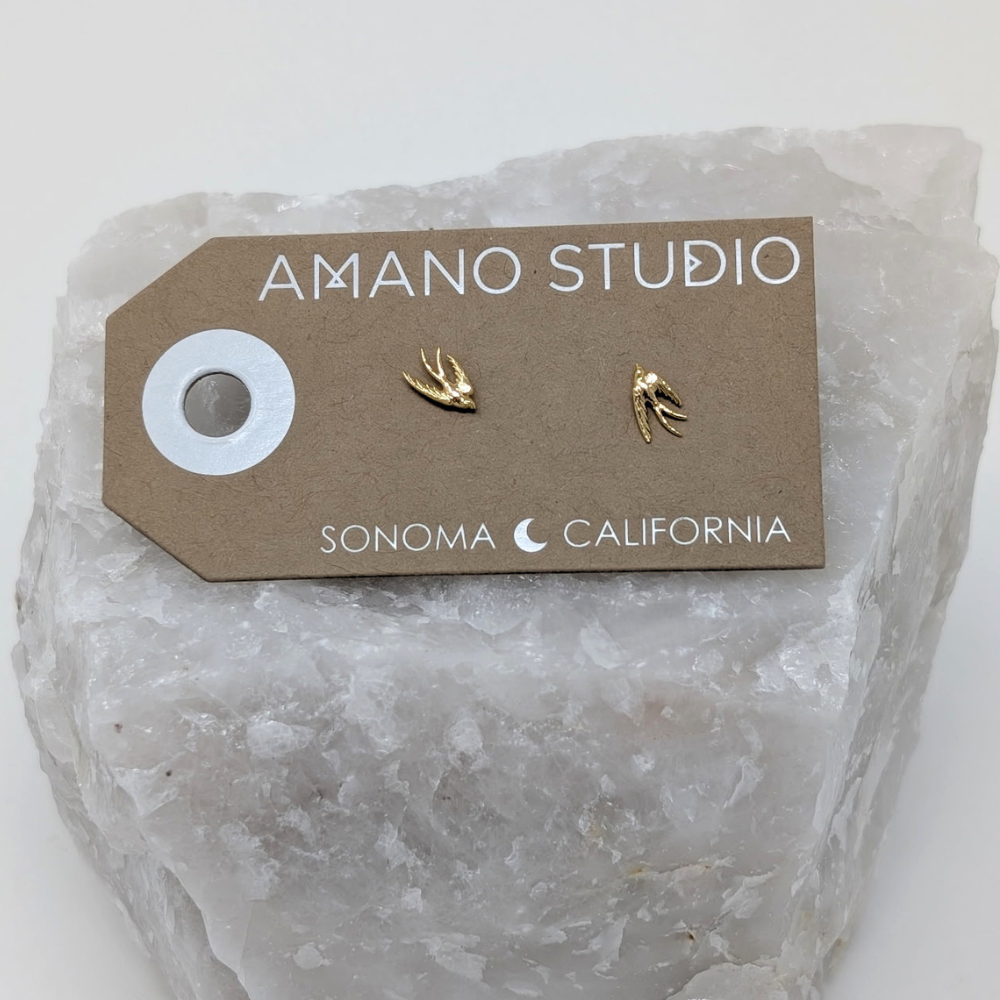 Amano Studio Swallow Bird Stud Earrings