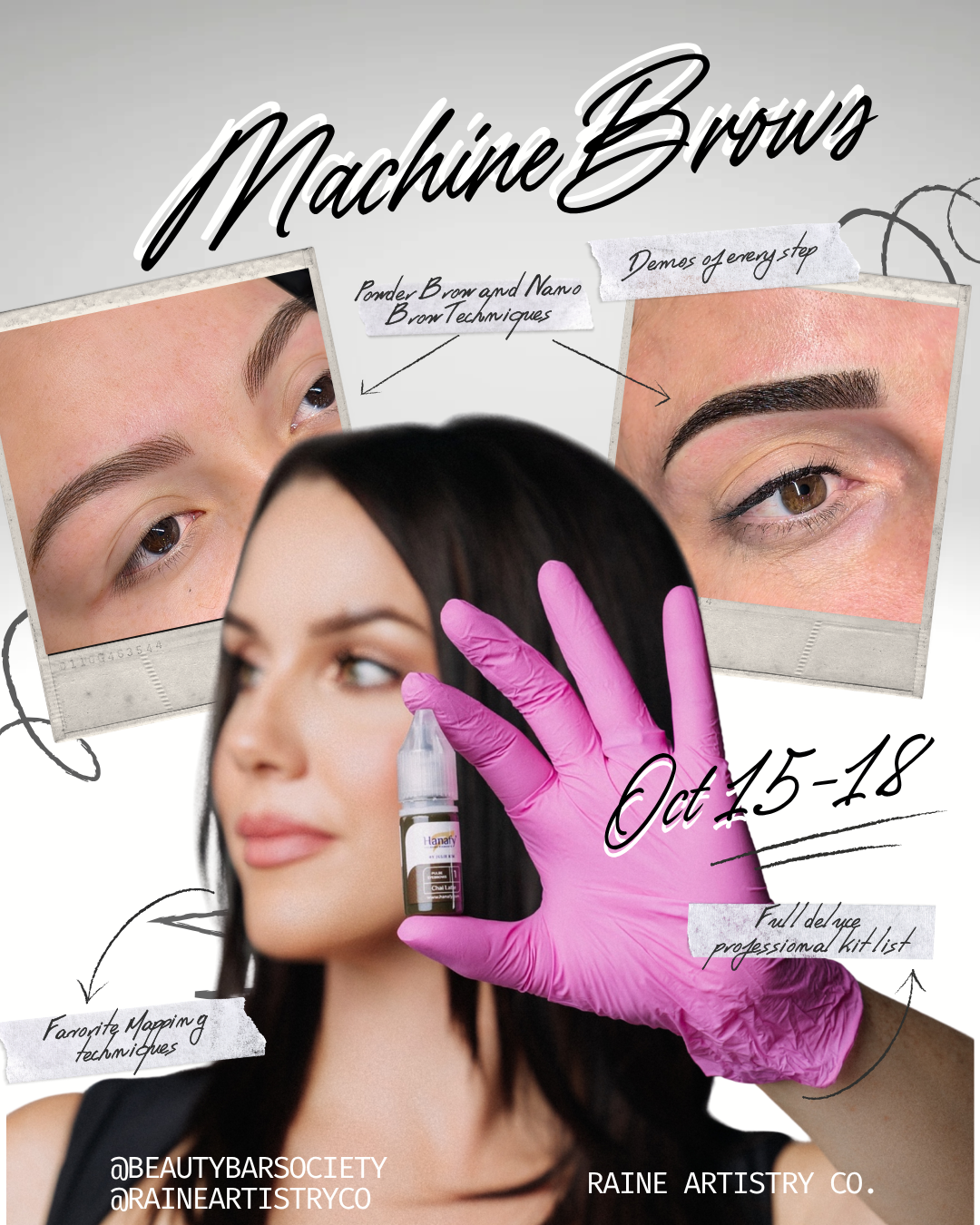 Machine Brows - Nano Stroke + Powder Shading Course