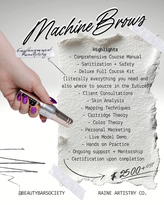 Machine Brows - Nano Stroke + Powder Shading Course