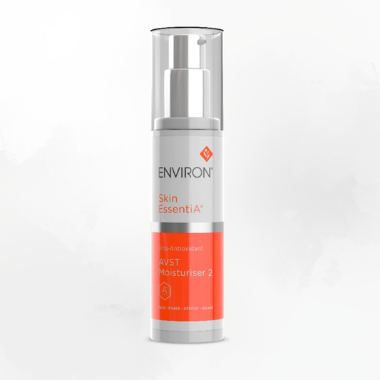 Environ Vita-Antioxidant AVST Moisturiser 2, 50 ml. Step two of the Vitamin STEP-UP SYSTEM, with medium-strength vitamin A. Kamloops, BC.
