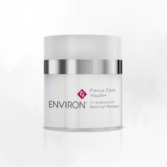 Environ Focus Care Youth+ TriBioBotanical Revival Masque, sample size. An acid treatment masque for radiance and smoother-looking skin. Kamloops, BC.